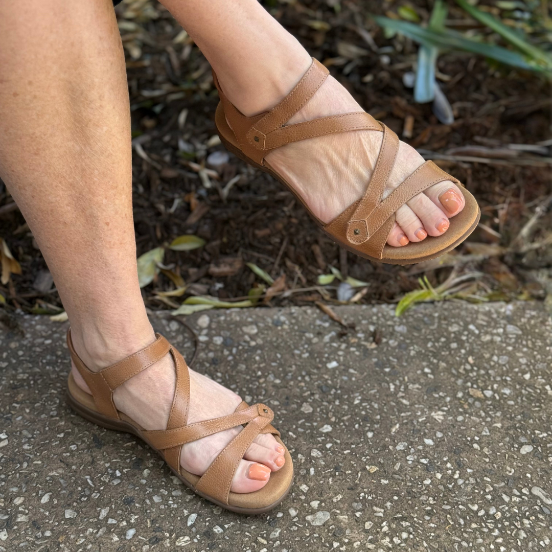 Taos Big Time Natural Tan Sandals Adjustable Straps – Shannons