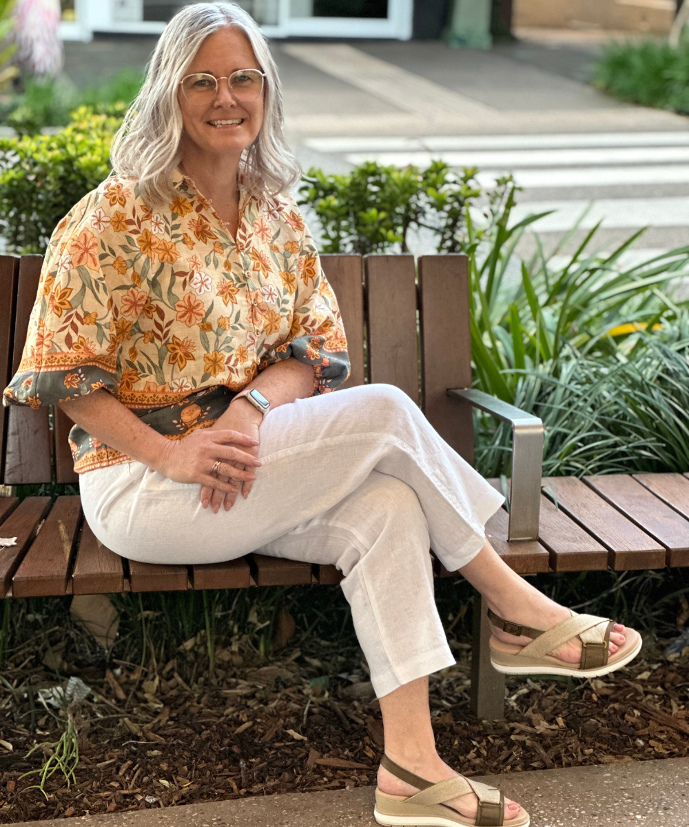 Zeta Weft Khaki Green Natural Comfortable Wedges Shannons Shoes