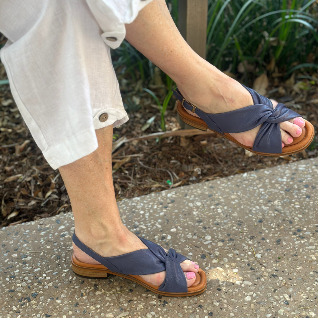 Zeta Ditzy | Navy Womens Sandals | Shannons Shoes