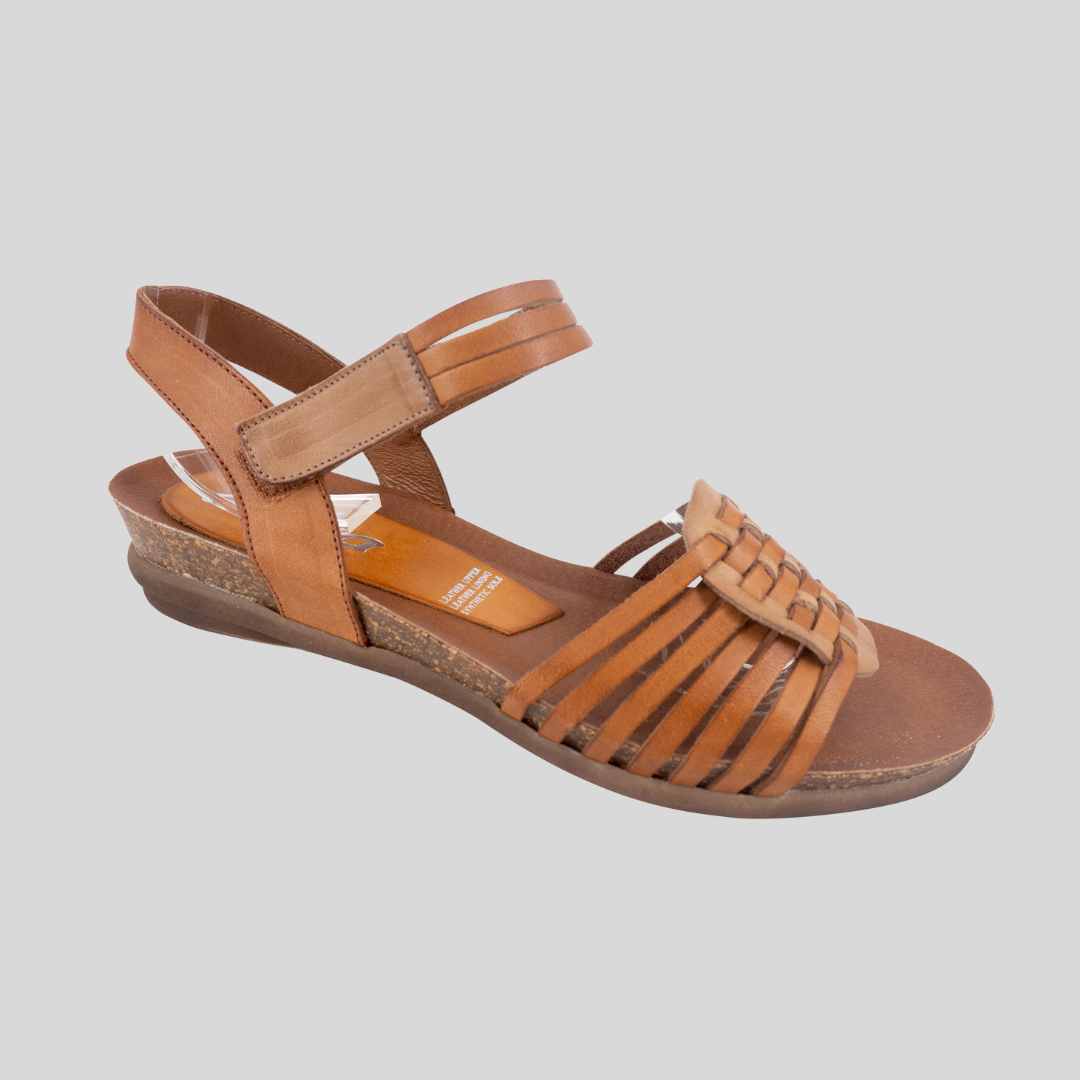 Tan leather sandals 