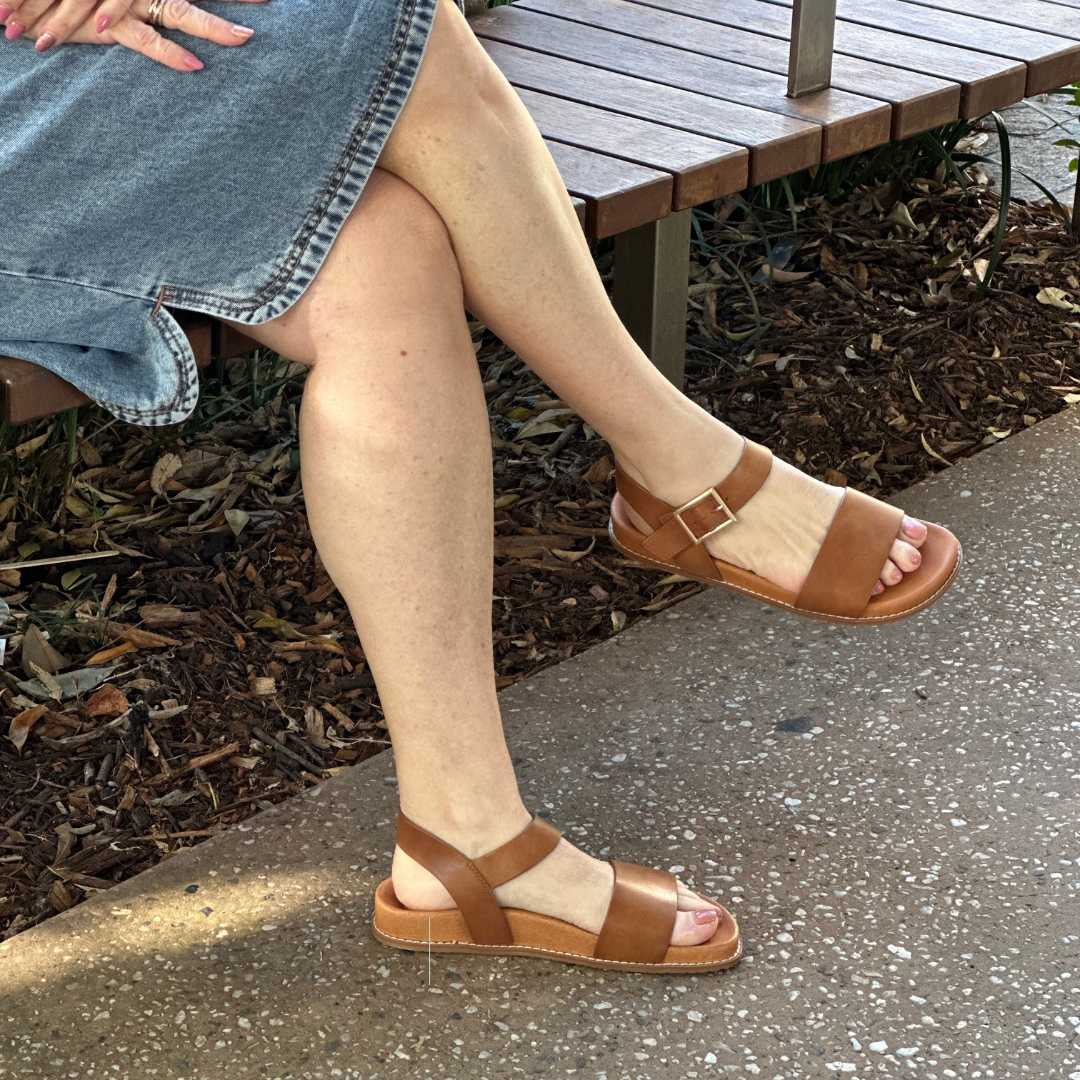 Ziera Shoes Hammil W Tan Sandals – Shannons Shoes