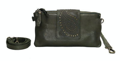 Kompanero Women’s Leather Crossbody Bag 