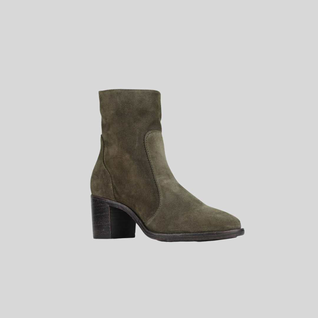 Green clearance suede boots