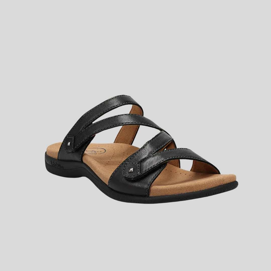 Taos Shoes Double U Black Women's Comfort Slides Shannons Shoes