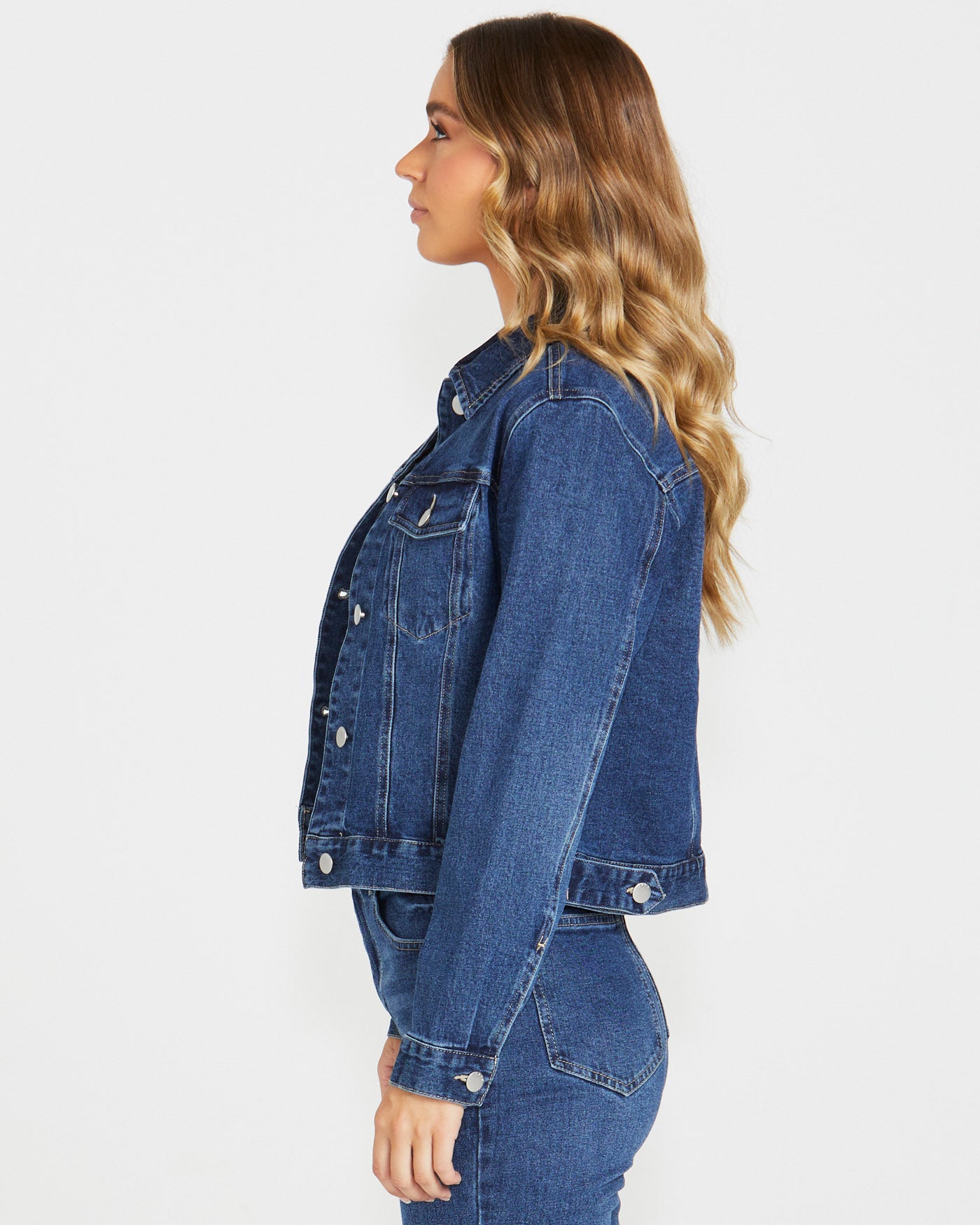 dark denim jacket