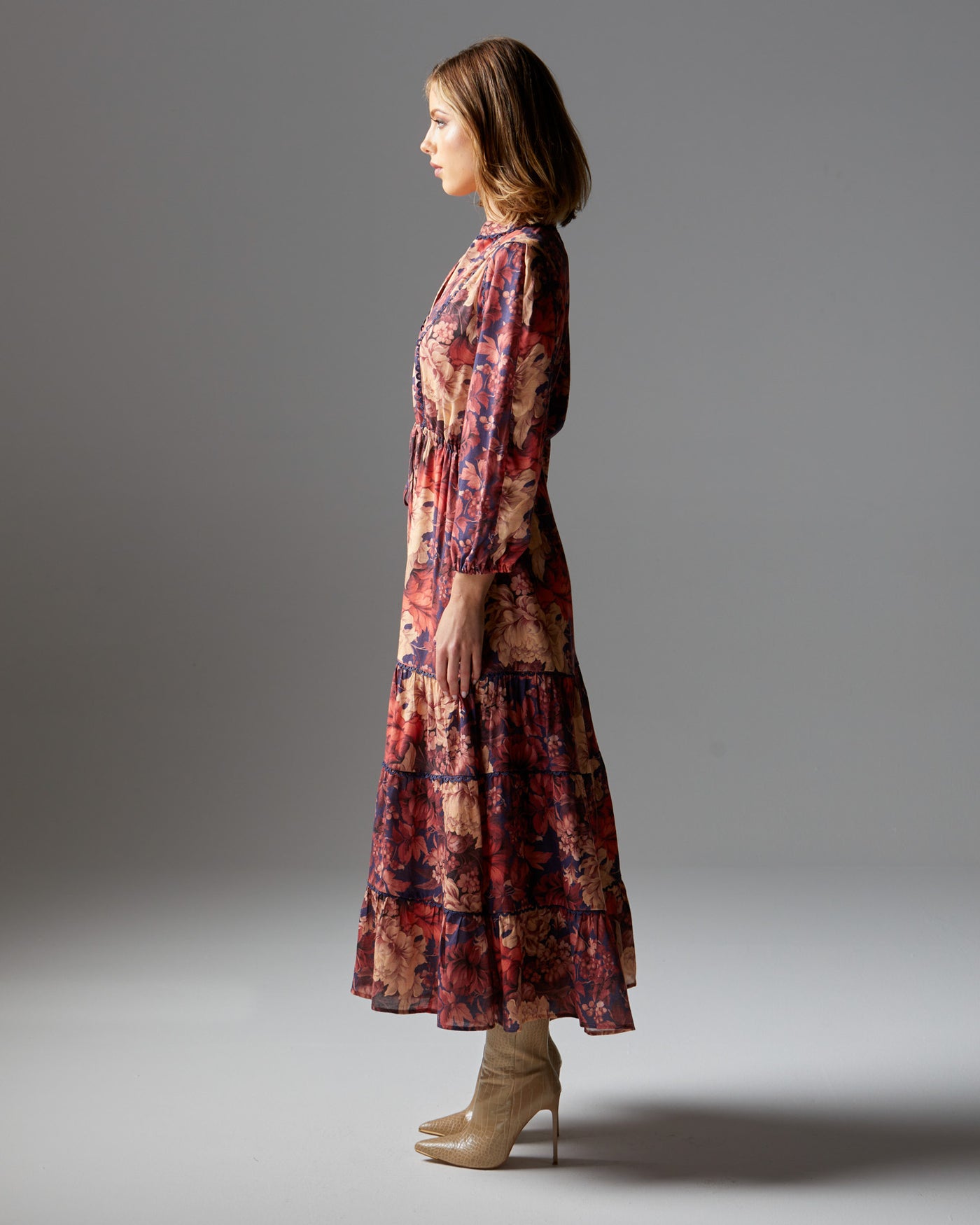 floral fate and becker dress