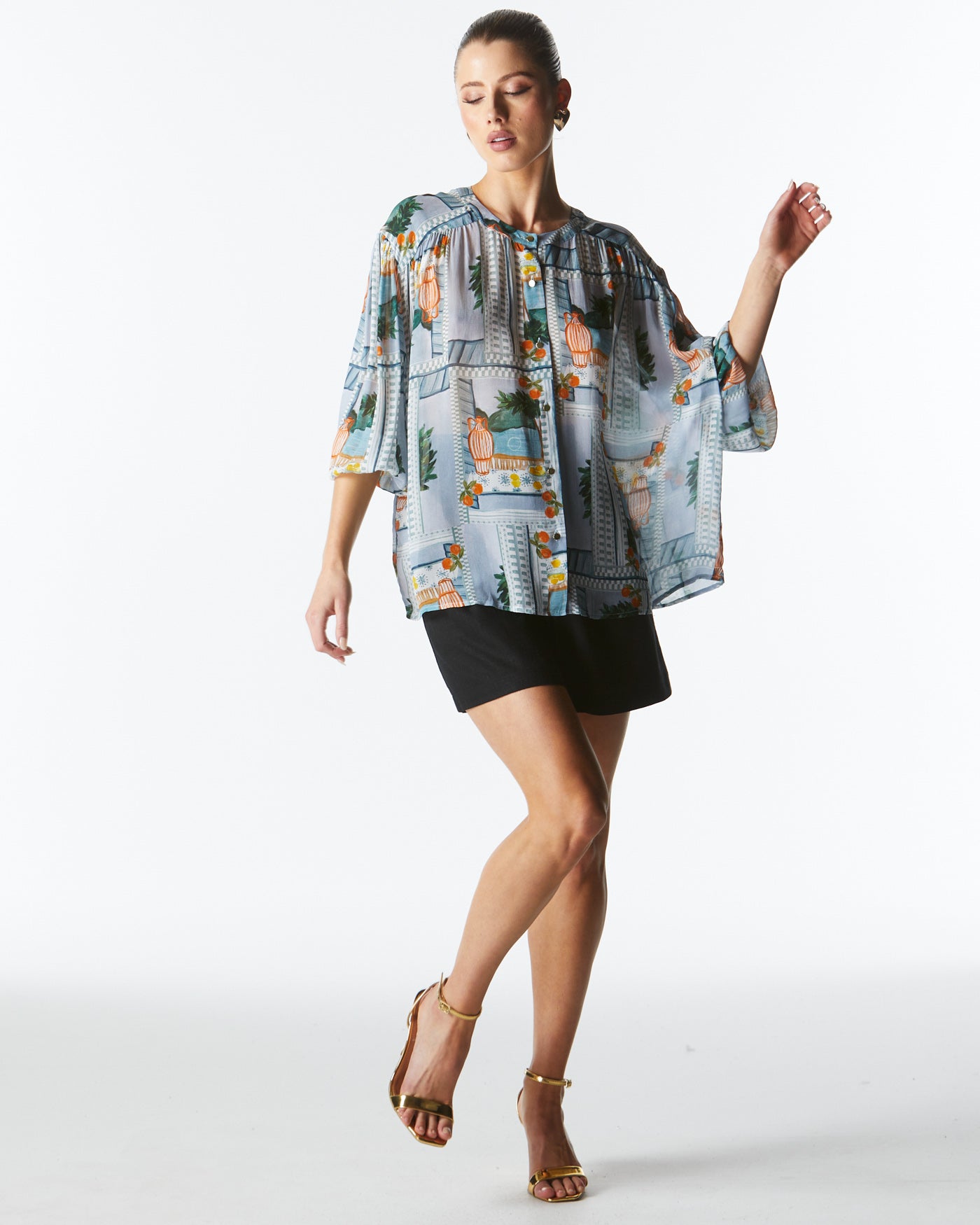 Fate+Becker The Terrace Blouse - Postcard