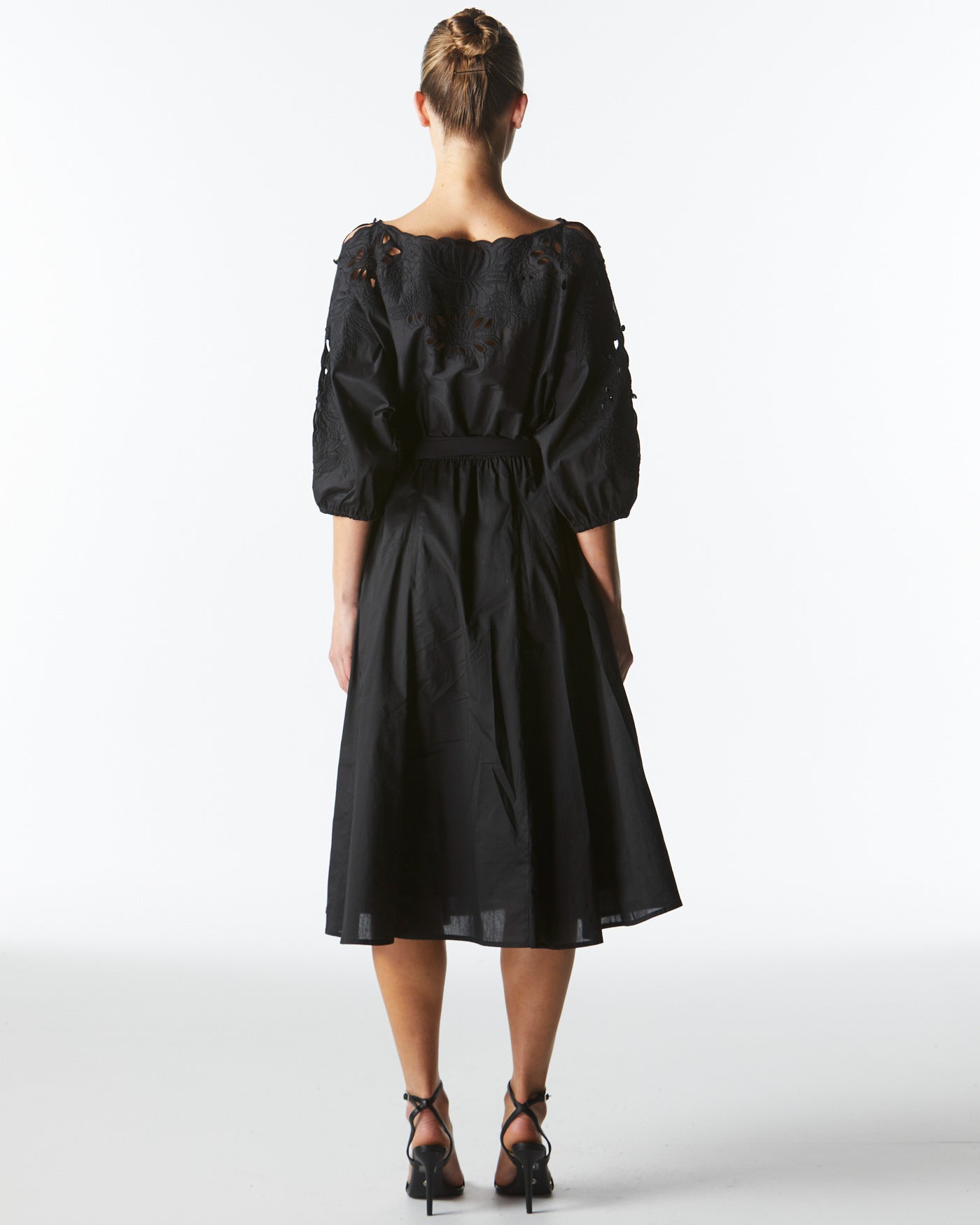 Fate+Becker Lily Pond Embroidered Dress - Black