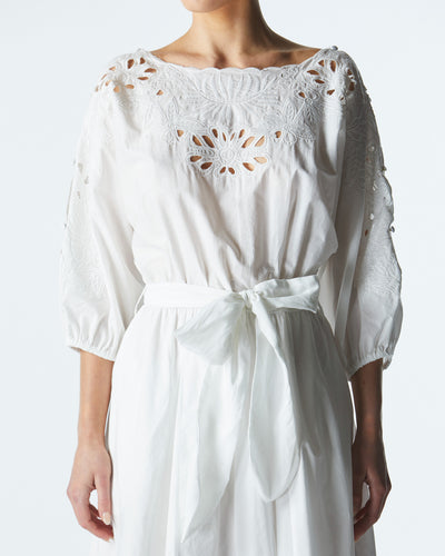 Fate+Becker Lily Pond Embroidered Dress - Ivory