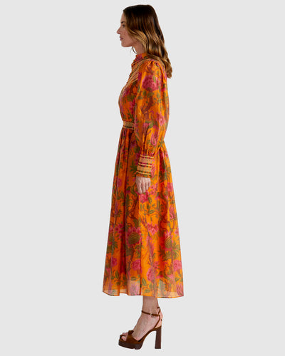Fate+Becker Panama Dress - Orange Floral