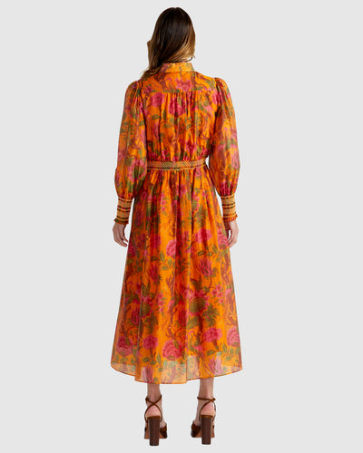 Fate+Becker Panama Dress - Orange Floral