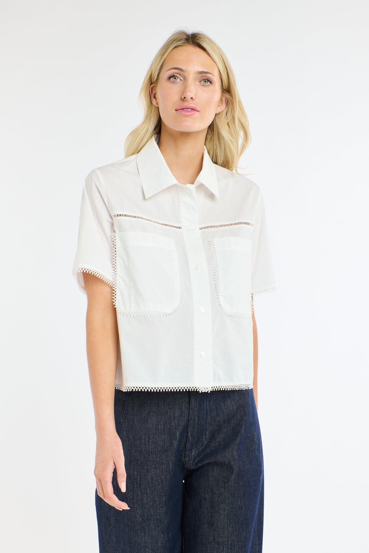 365 Days Picnic Pocket Shirt - White