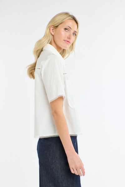 365 Days Picnic Pocket Shirt - White