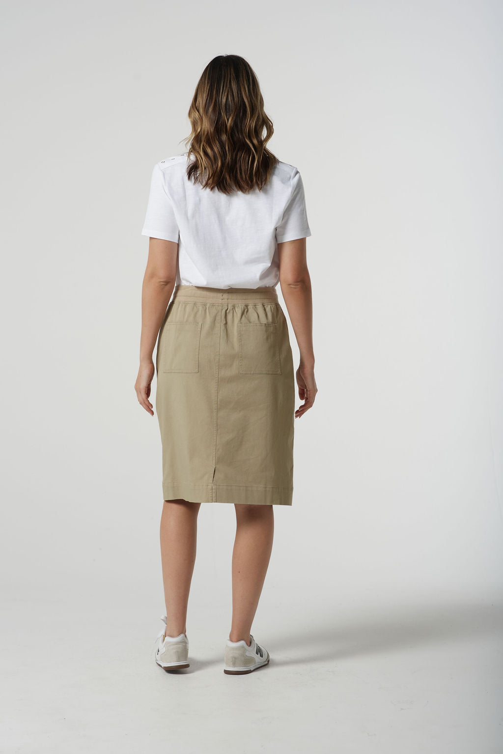 Goondiwindi Cotton V Neck Tee - White