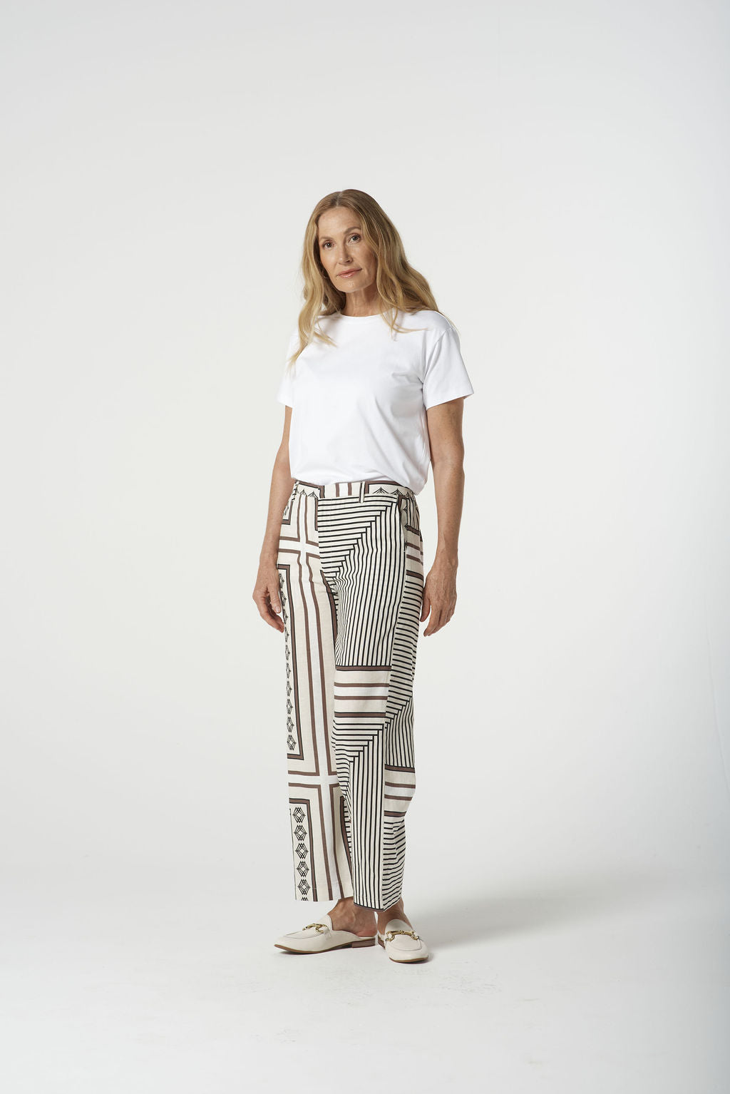 Goondiwindi Cotton Tailored Printed Pant - Large Square