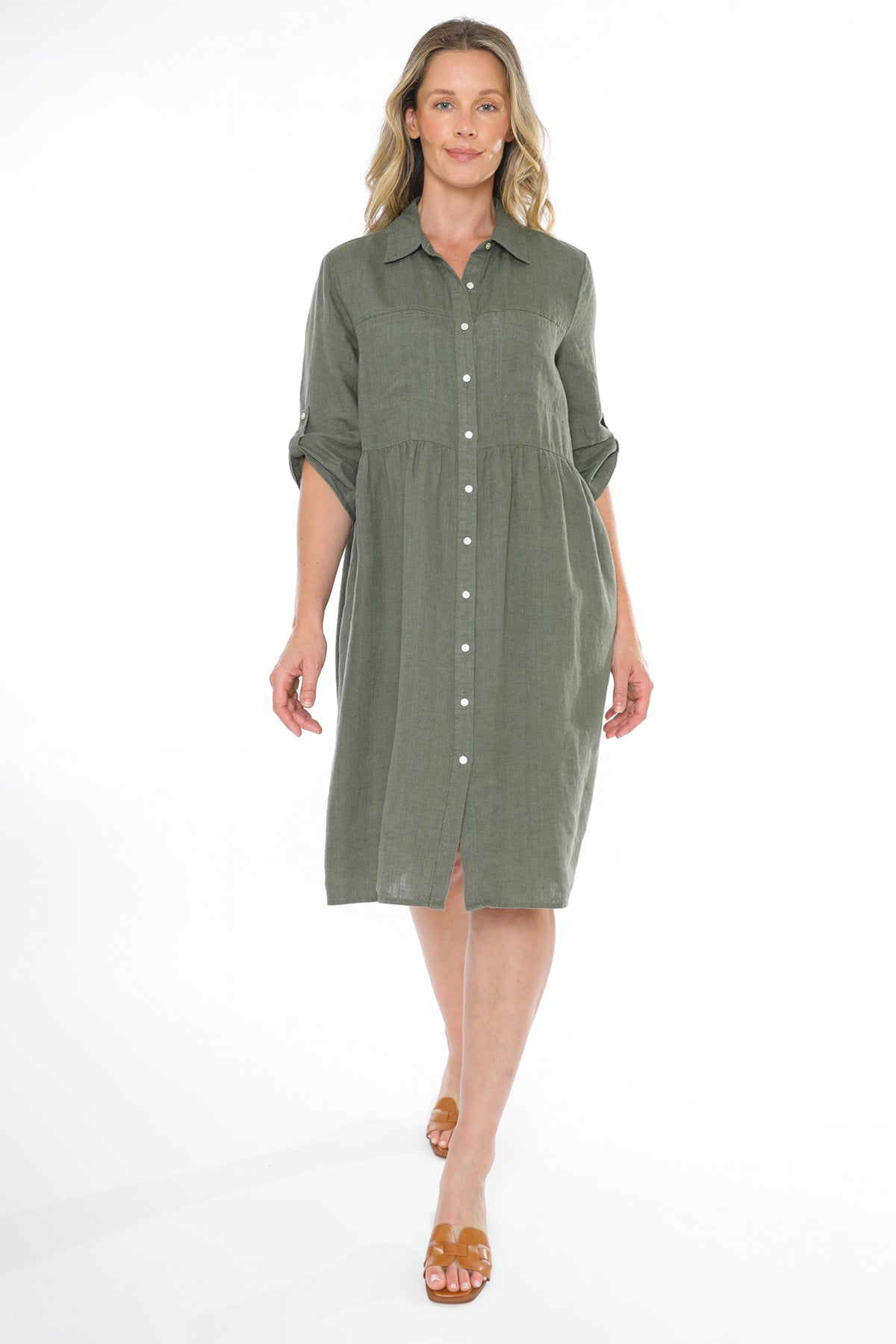 Jump Two Pocket Dress - Juniper