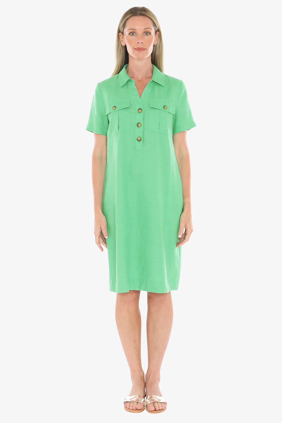 Jump 2 Pocket Dress 596J5132A - Apple