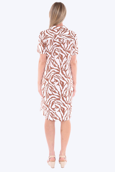 Jump Zebra Mono Dress 596J5165A - Multi