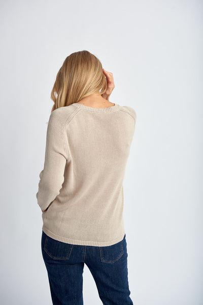 Goondiwindi Cotton Raglan Jumper - Sand