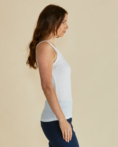 Betty Basics BB5065 Tiana Tank - White
