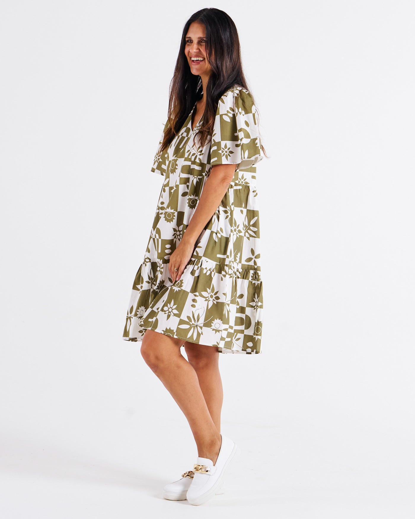 Betty Basics Bacardi Dress - Geo Floral