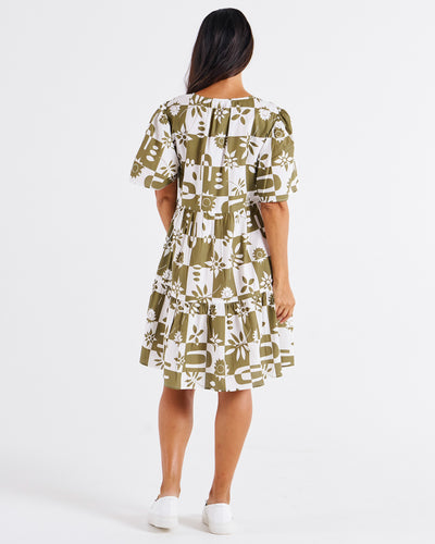 Betty Basics Bacardi Dress - Geo Floral