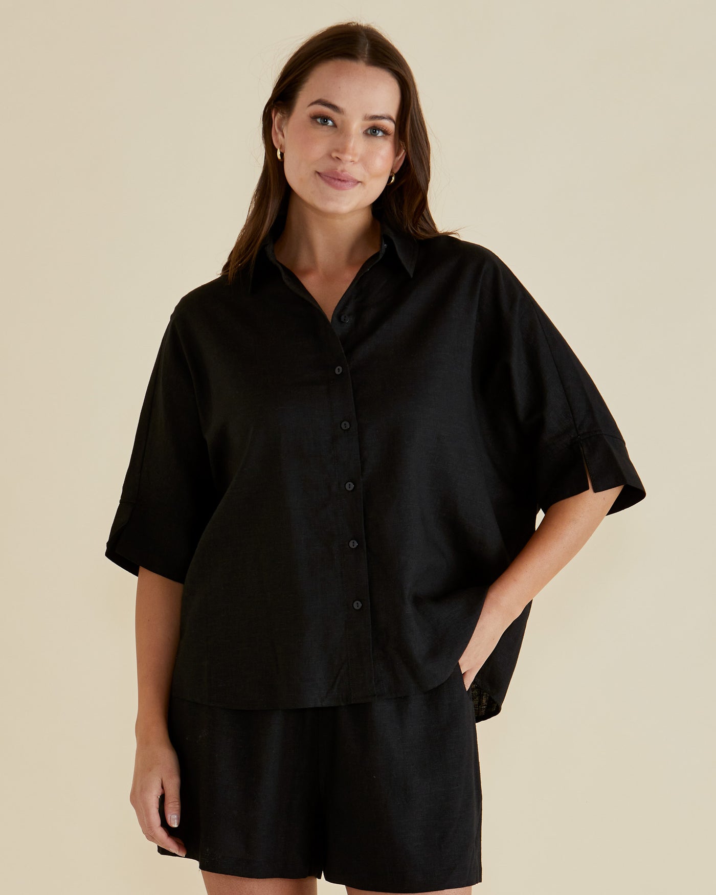 Betty Basics Lynwood Shirt - Black