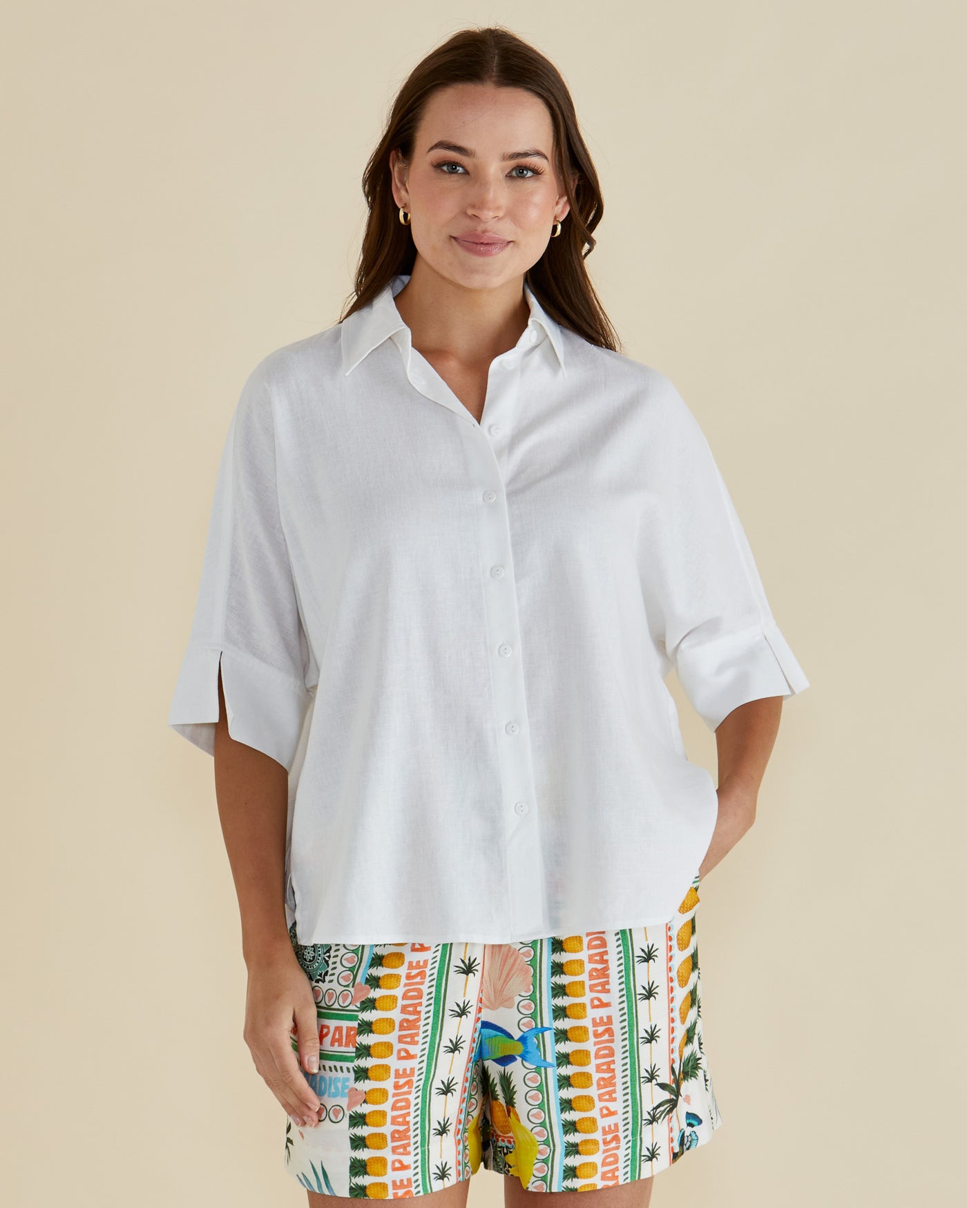 Betty Basics Lynwood Shirt - White