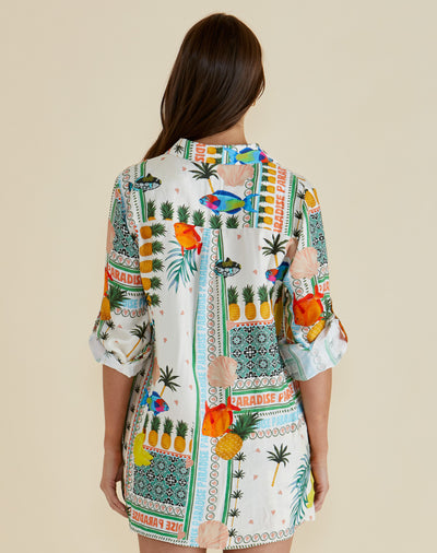 Betty Basics Mills Shirt - Paradise Print Multi