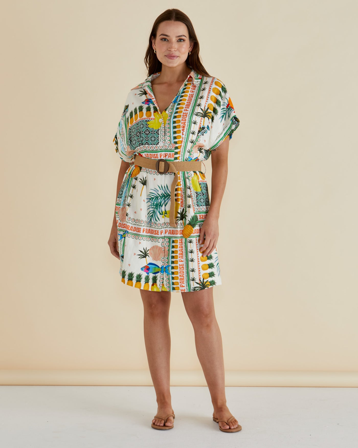 Betty Basics Archer Dress - Paradise Print Multi