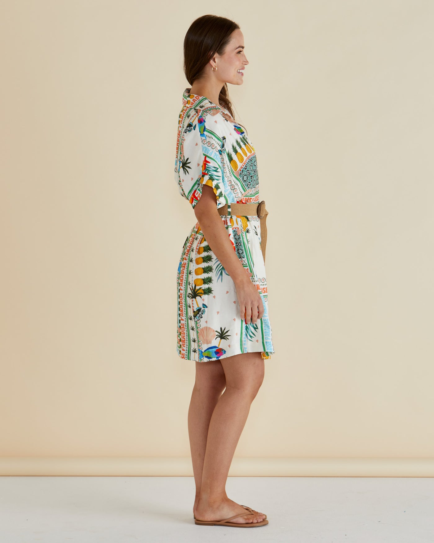 Betty Basics Archer Dress - Paradise Print Multi