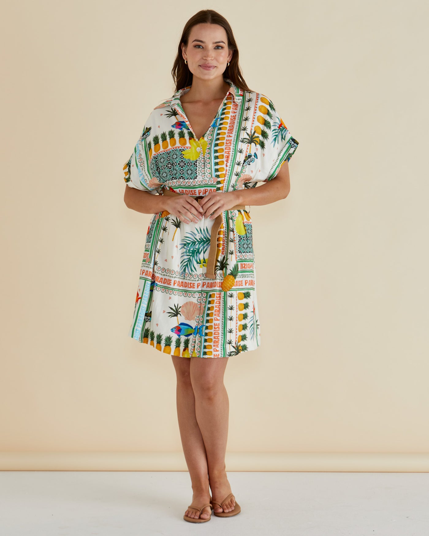 Betty Basics Archer Dress - Paradise Print Multi