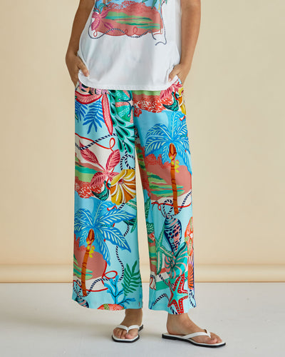 Betty Basics BB8486 Rio Reef Pant - Rio Reef Print Blue