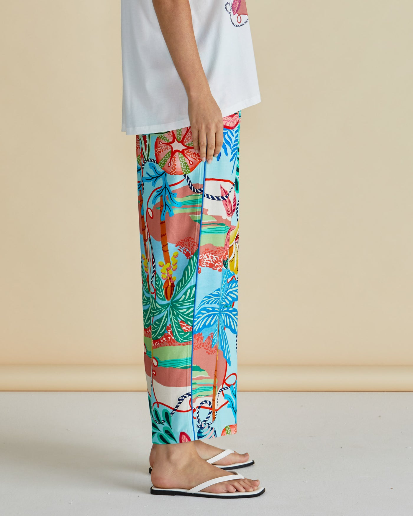Betty Basics BB8486 Rio Reef Pant - Rio Reef Print Blue