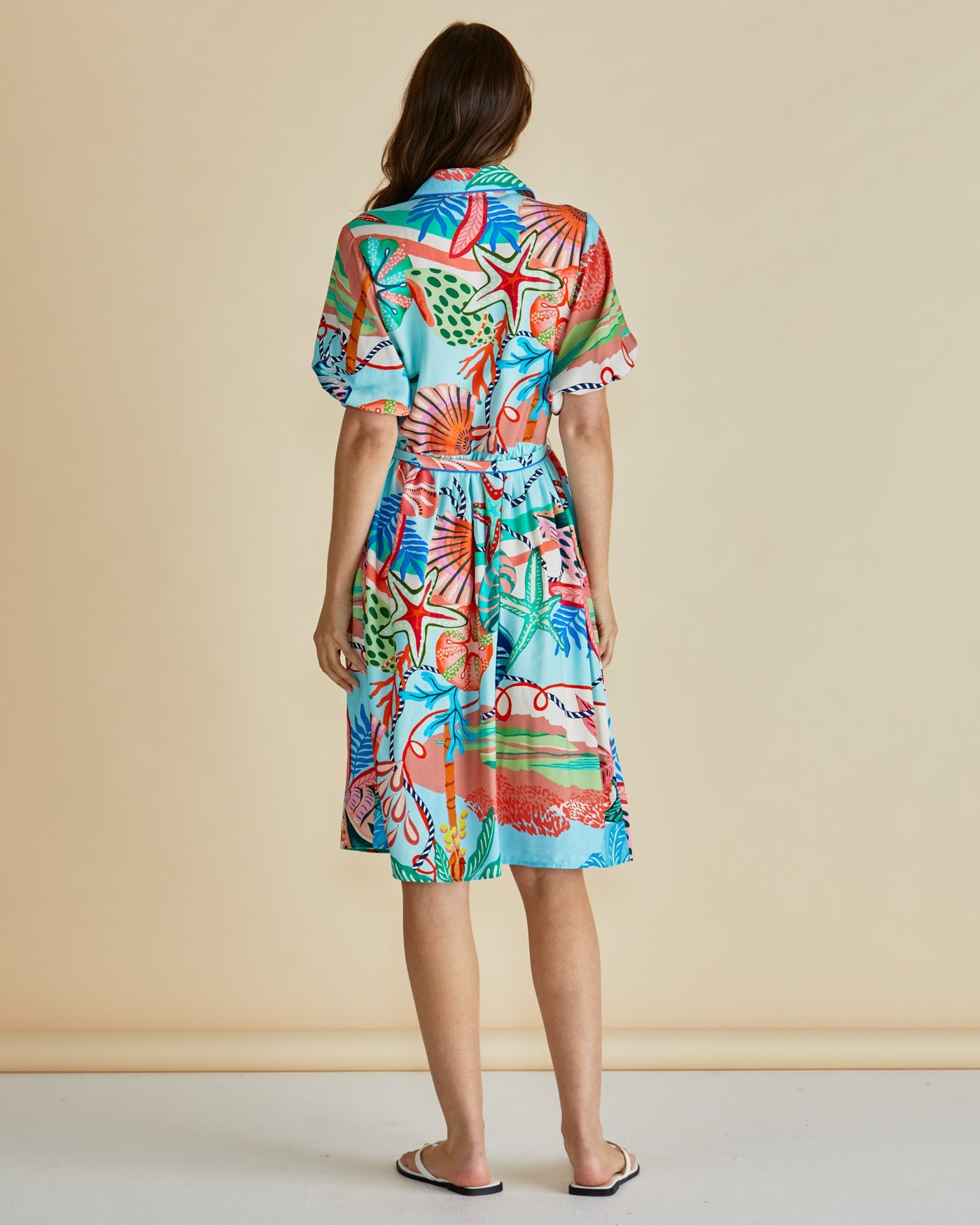 Betty Basics BB8497 Rio Reef Dress - Rio Reef Print Blue