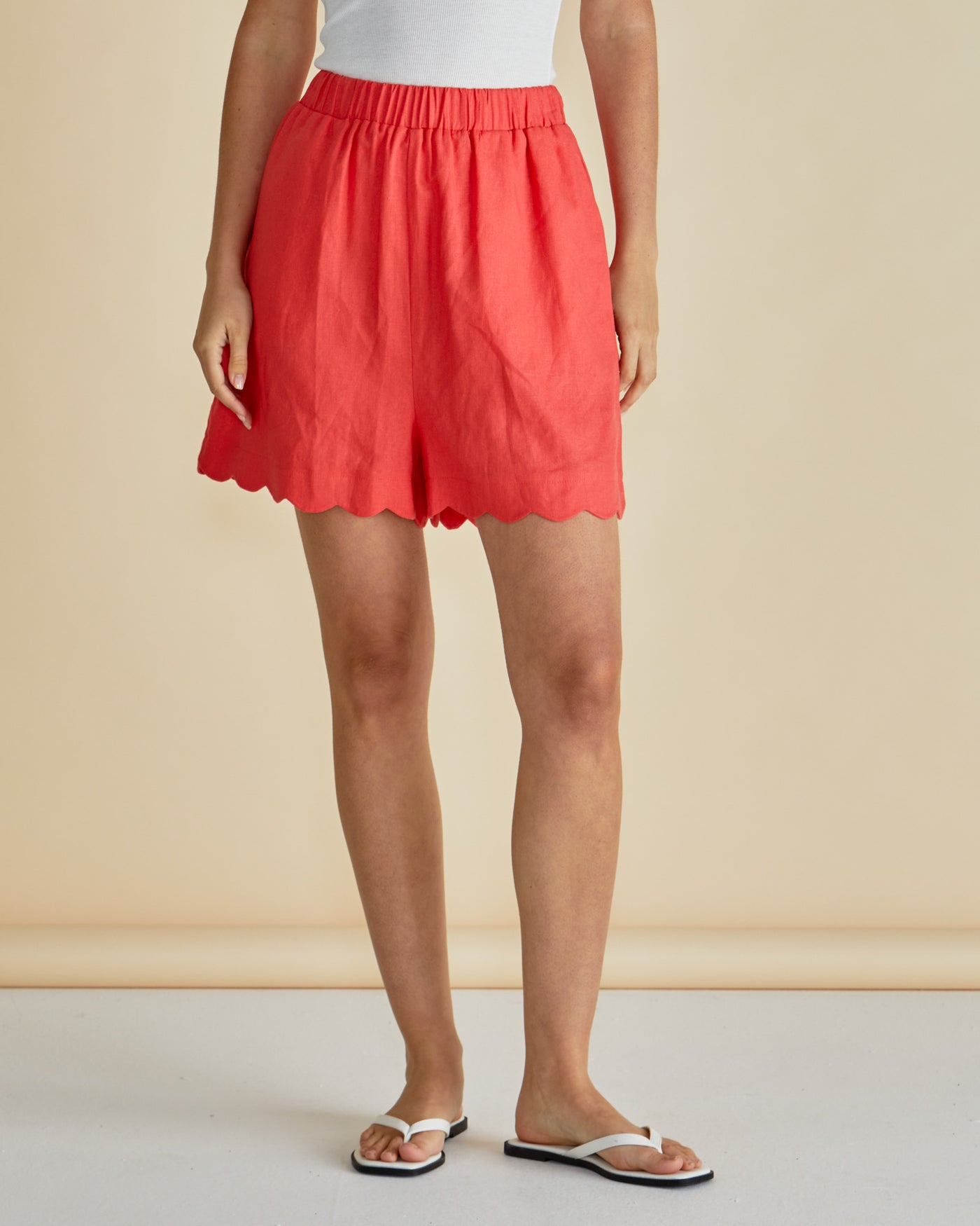 Betty Basics BB8512 Seraphina Short - Red