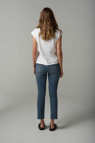 Cloth+Paper+Scissors Rodeo Printed Tee - White