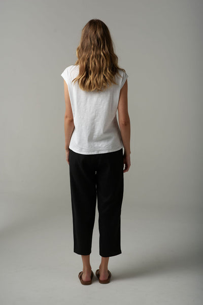 Cloth+Paper+Scissors Muscle Tee - White