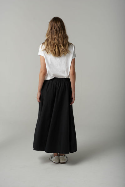 Cloth+Paper+Scissors Front Split Tee - White