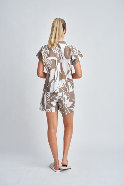 Cloth+Paper+Scissors Shorts - Twig Jungle Print