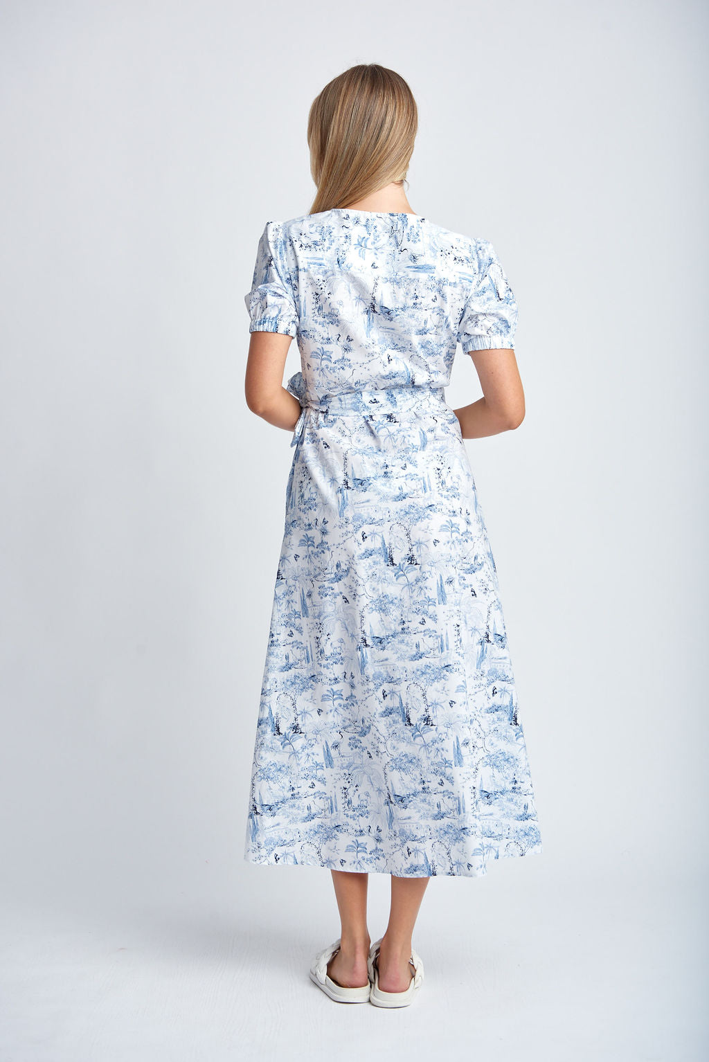 Cloth+Paper+Scissors Wrap Dress - Deep Blue