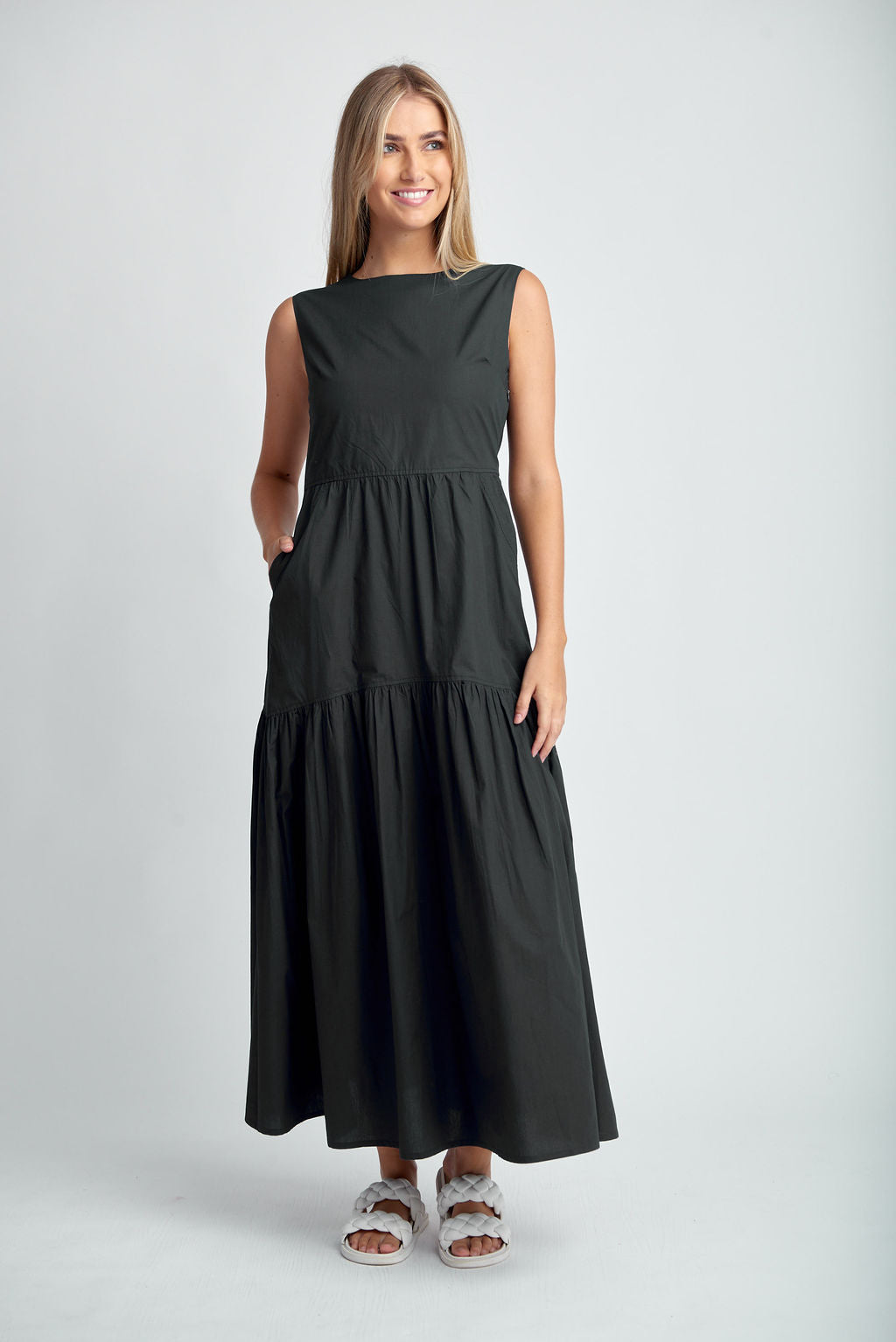 Cloth+Paper+Scissors Cotton Dress - Black