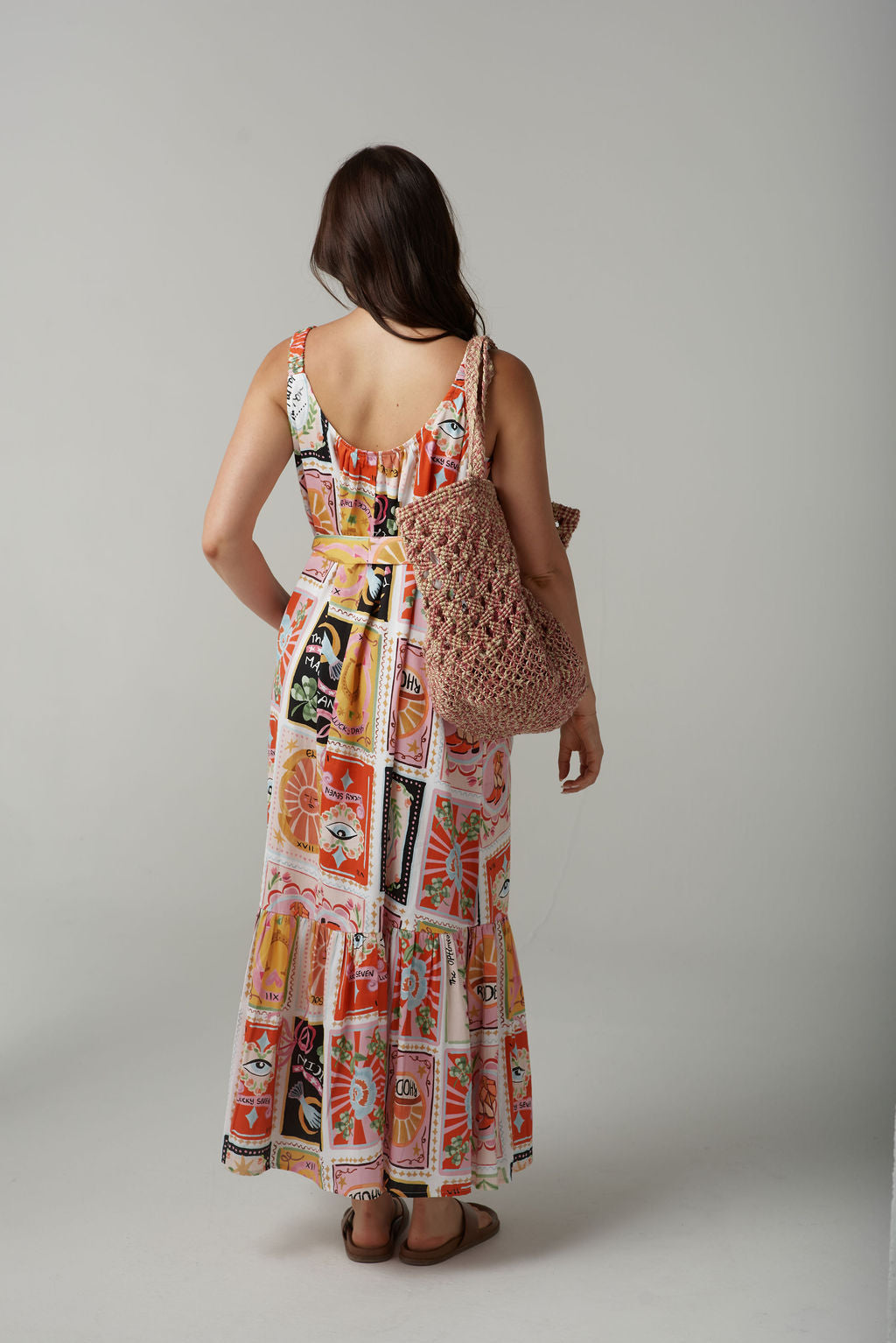 Cloth+Paper+Scissors Rodeo Print Sundress - Rodeo Print