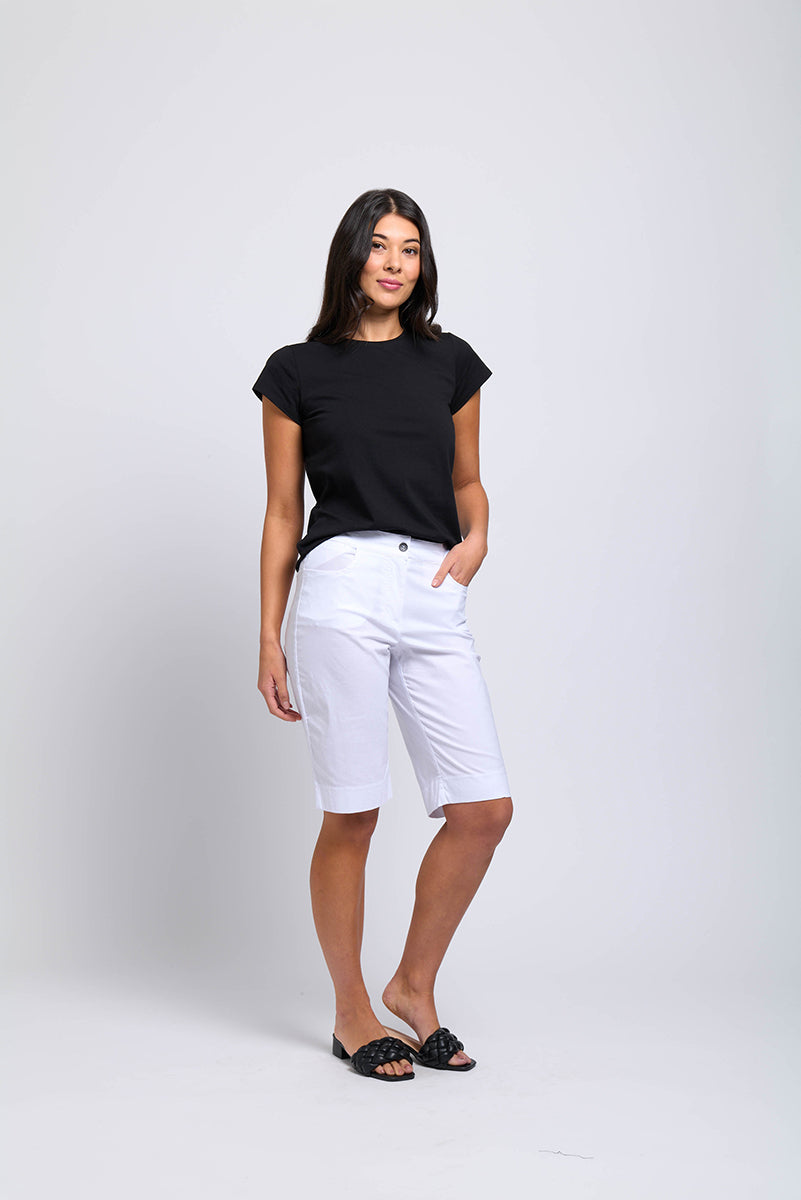 Foil Tee Off Short - White