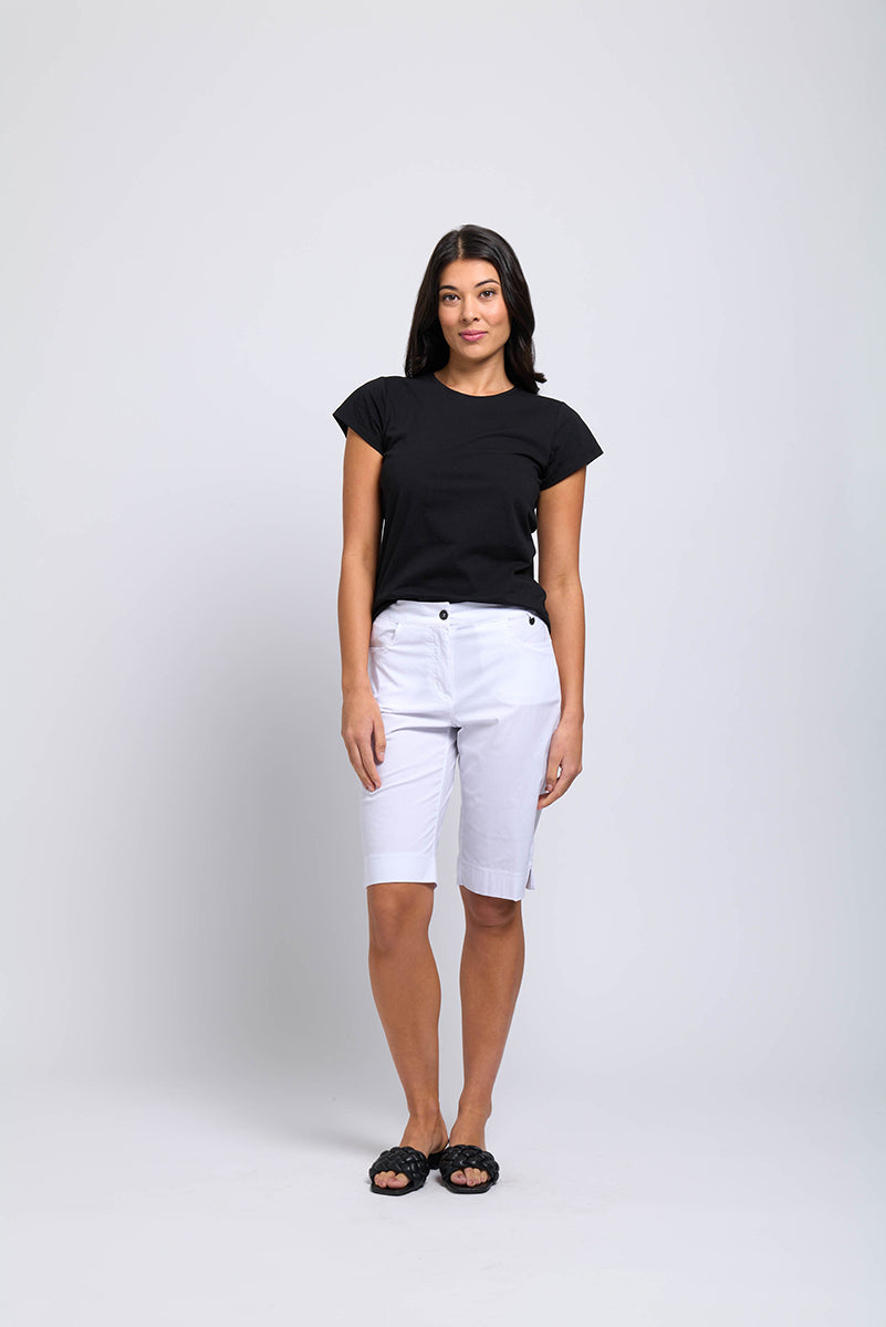 Foil Tee Off Short - White