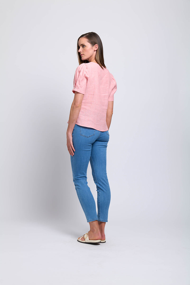 Foil Good Tuck Shirt - Mellow Peach