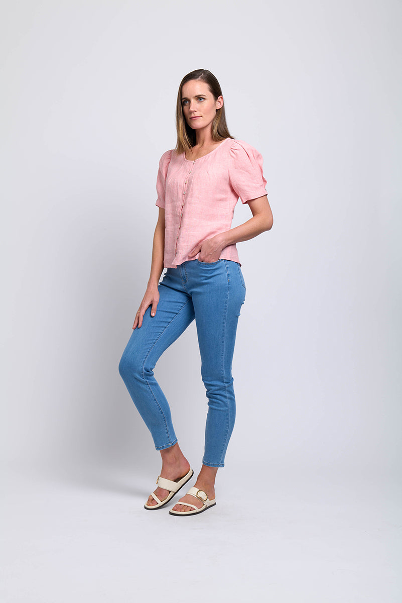 Foil Good Tuck Shirt - Mellow Peach