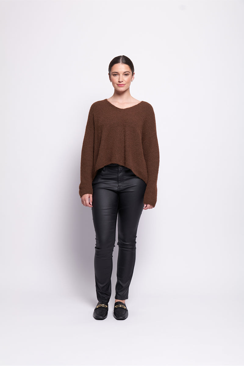 Foil Sweater Half - Cedar