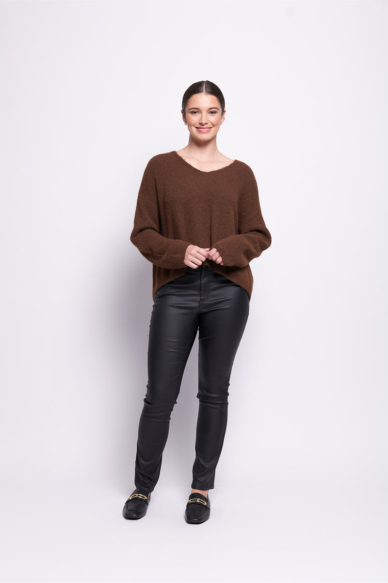 Foil Sweater Half - Cedar
