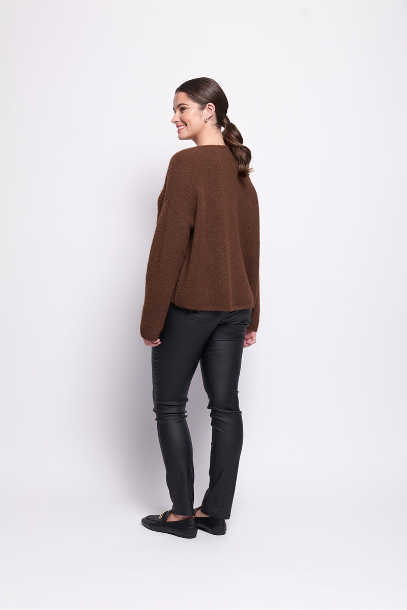 Foil Sweater Half - Cedar